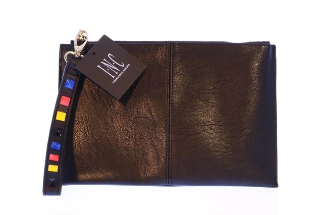INC International Concepts Black Clutch Wristlet