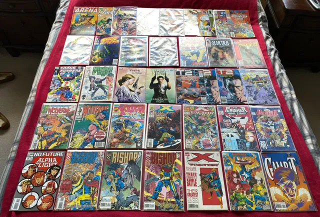 Lot Of 39 Marvel Comics Bishop 1-3, Punisher 2099 War Journal 1 Great Reader Lot