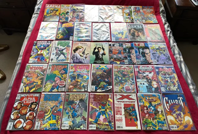 Lot Of 39 Marvel Comics Bishop 1-3, Punisher 2099 War Journal 1 Great Reader Lot