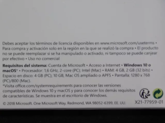 Microsoft Office Hogar y Estudiantes 79G-05026 para PC/Mac América Latina 3