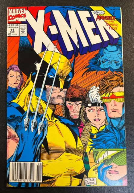 X Men 11 NEWSTAND VARIANT Classic JIM LEE Rogue Psylocke Wolverine V 2 1 Copy