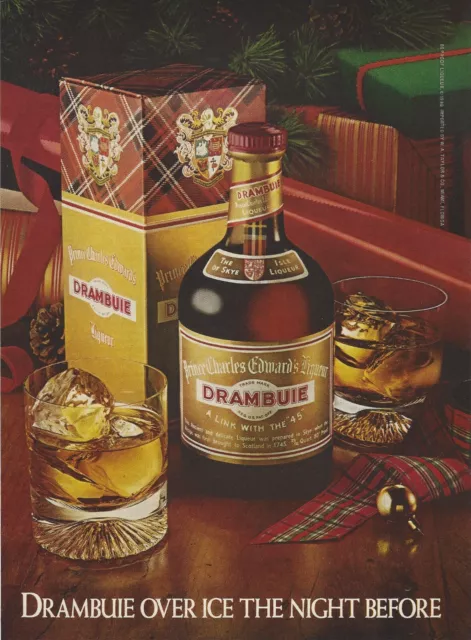 1981 Drambuie Prince Charles Edward's Liqueur vintage print ad advertisement