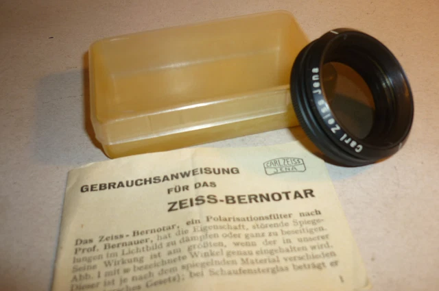 Seltener Carl Zeiss Jena Q1 Bernotar M30,5 mit Beschreibung ! RAR !