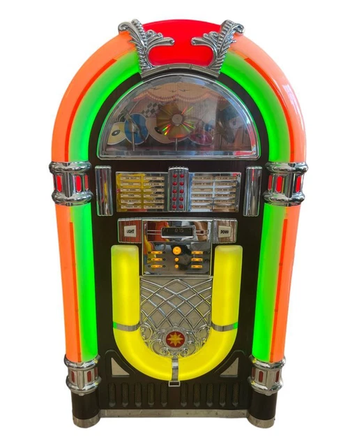 Jukebox Radio CD Classic Mod. N. JBCD10B Vintage in Legno