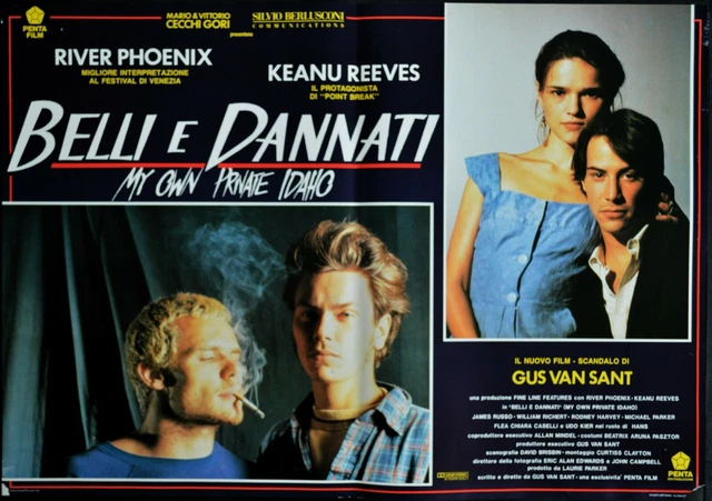 FOTOBUSTA BELLI E DANNATI MY OWN PRIVATE IDAHO PHOENIX KEANU REEVES GUS ...