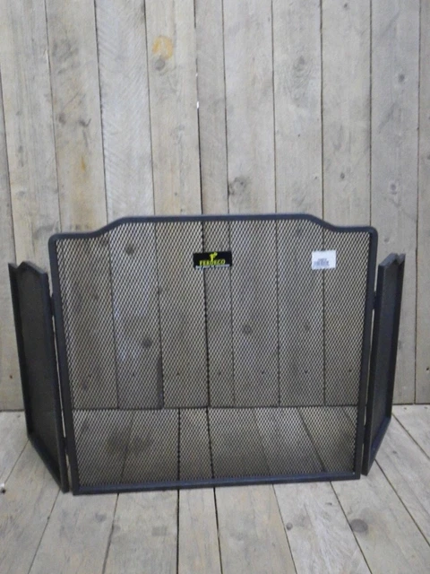Pare-feu Cheminée 3 Volets En Fer Forgé Protection Anti Escarbilles Motif Volutes Noir Comfortxl Outdoor Living 6983467142ae87ca6cb0f4a7