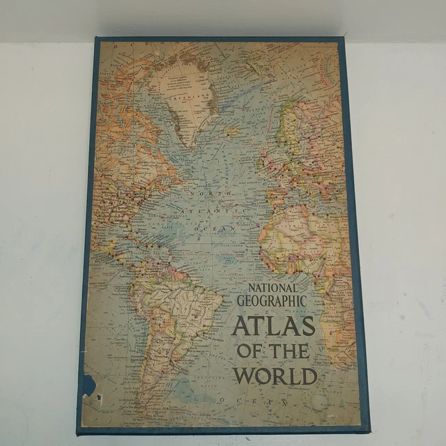 National Geographic Atlas Of The World 1963 Second Edition