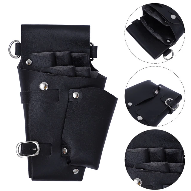 1 pieza Bolsa de tijera para estilista de cabello Bolsa de herramientas de salón Bolsa enrollable Barbero
