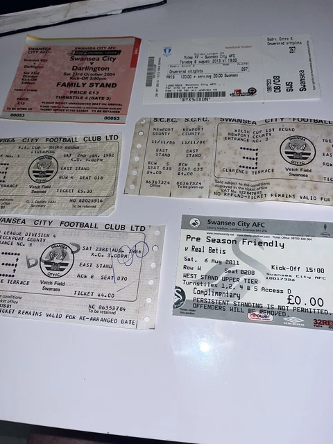 6 Swansea City Tickets