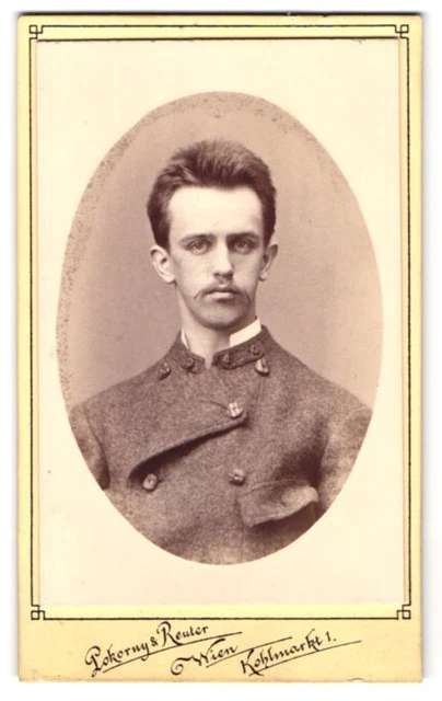 Fotografie Pokorny & Reuter, Wien, Kohlmarkt 1, Portrait Herr Carl Bernhard Ock