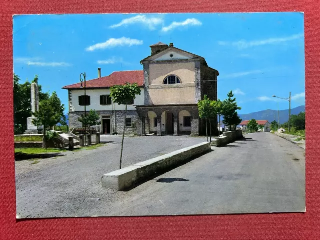 Cartolina - Balze - Zona Turistica - Chiesa Parrocchiale e Mon. ai Caduti - 1973