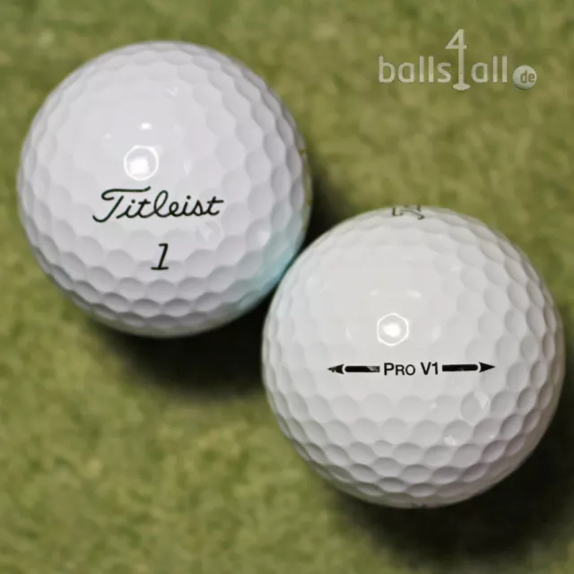 50 Balles de Golf Titleist Pro V1 Aa lakeballs ProV1 V 1 Prov 1 Used Boules