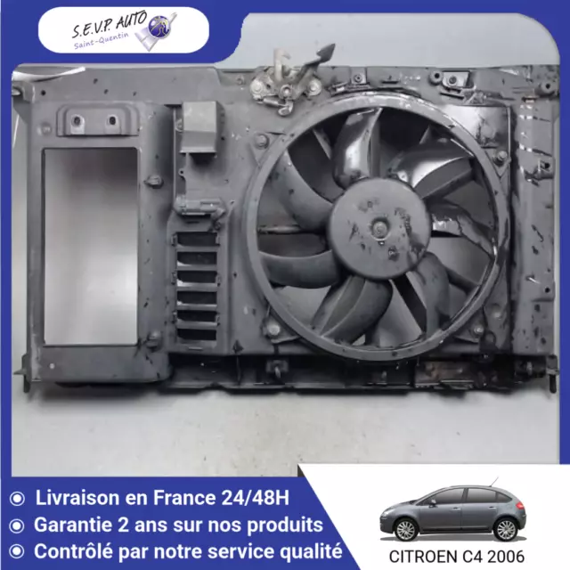 🇫🇷  Support Radiateur Citroen C4 04-08 🚀 9650316080