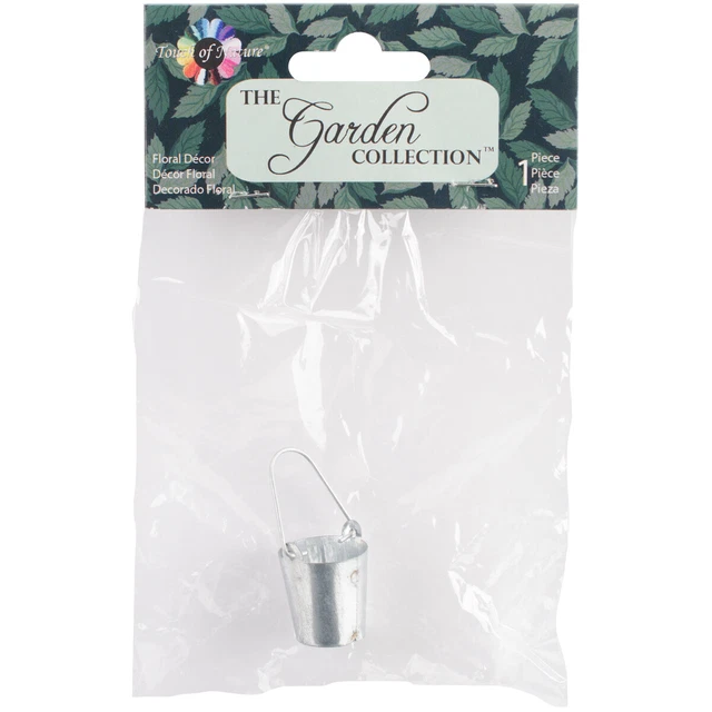 Paquete de 6 cubos de metal Fairy Garden-,85" -MD50439