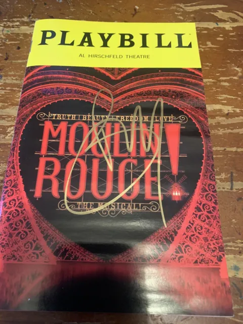 Moulin Rouge! The Musical Signed / Autographed, Broadway Playbill Boy George