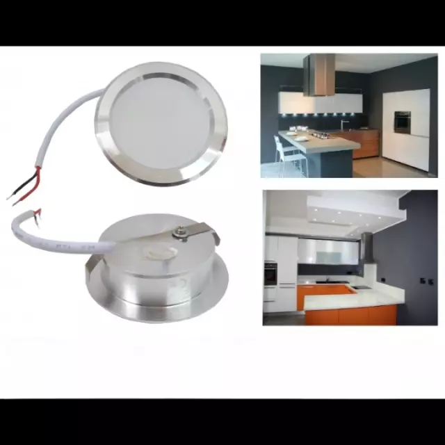 FARETTO LED OPACO Cappa Cucina incasso circolare 3 Watt Risparmio  Energetico EUR 4,99 - PicClick IT