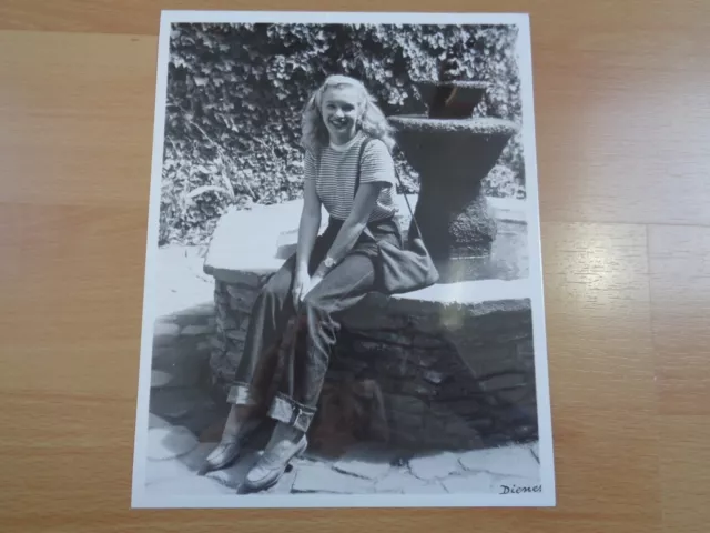 1945 Marilyn Monroe Original Photo 8X10 In / 26Cmx20Cm Signed By Andre De Dienes