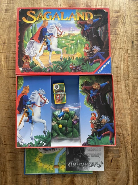 Ravensburger Sagaland Brettspiel Gesellschaftsspiel von 1994 Vollständig!