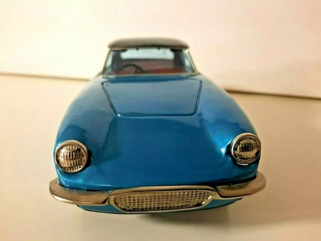 Bandai made in Japan Blechauto 60er Jahre LOTUS ELAN Friktion läuft gut no Box!