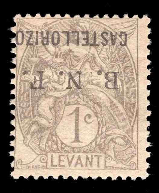 Momen: French Colonies Castellorizo Sc #1A Mint Og H Lot #66099