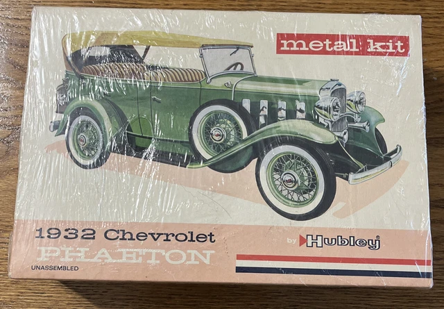 Vintage Hubley 1932 Chevrolet Phaeton Metal Model Kit in Original Sealed Box!