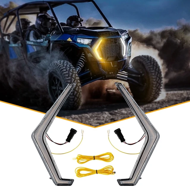 UTV Accent LED Turn Signal Fang Light Kit For Polaris RZR XP 1000 Turbo 2019-22