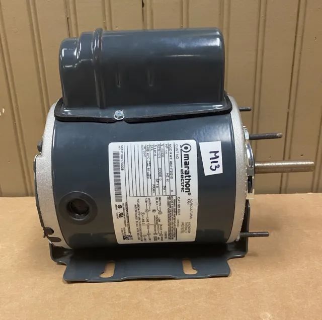 Marathon 48A11T2021D 1/4HP 1PH 115/230V 1075RPM Agricultural Fan Motor Unused