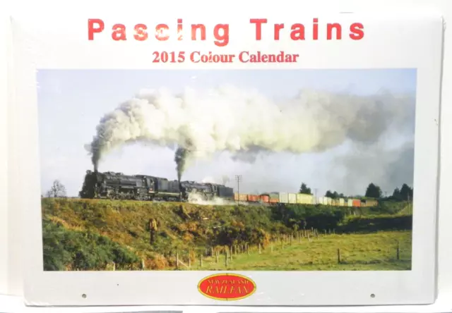 VTG Passing Trains 2015 Colour Calendar - Golden Age of Railways in New Zealand