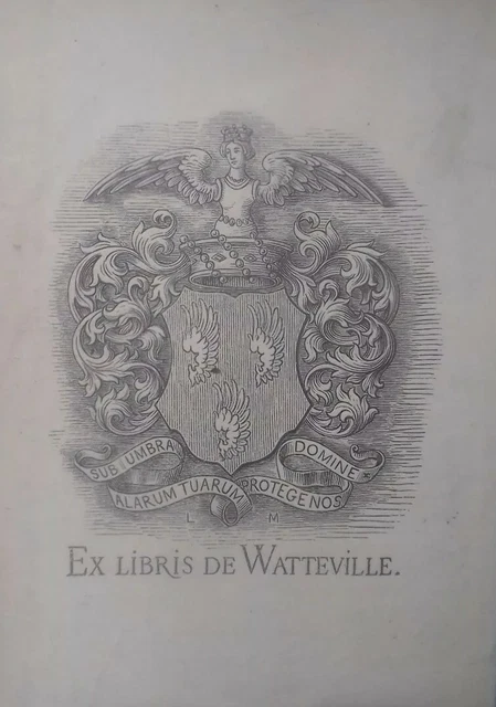 DU PATRIMOINE DES Pauvres+Adolphe de Watteville+Magistrat de Charles