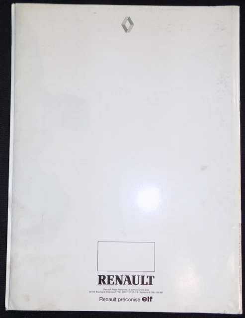 Catalogue Brochure Renault 25 édition 1987/1988 Suisse Français - Occasion Bon état