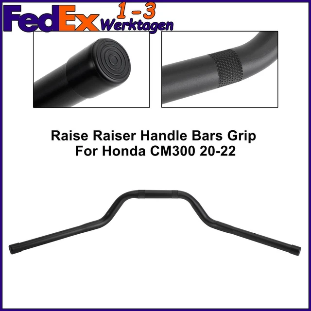 Manubrio Barre Di Trascinamento Universale Moto 7/8" 22Mm Sollevamento Per Honda Cm300 2020-2022 E