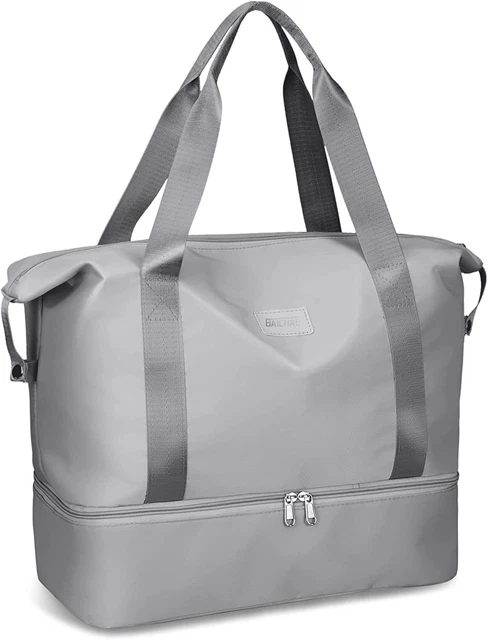 36L Weekend Bag Sports Gym Travel Duffel Bag Waterproof Dry & Wet Seperated UK