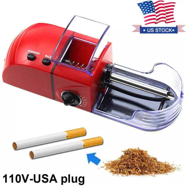 Cigarette Machine Automatic Electric Rolling Roller Tobacco Injector Maker NEW