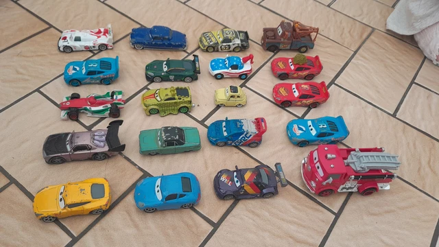 Disney Pixar Lot De 20 Voitures Cars De Course Lot 16