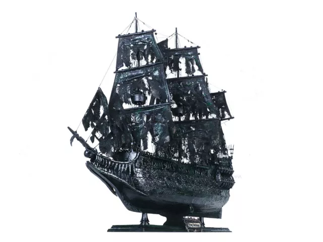 Halloween Decor Flying Dutchman Ghost Tall Ship Wooden Model 27" Fully Built New