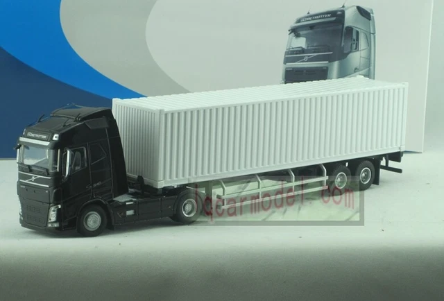 Camion Tracteur Volvo Avec Remorque Majorette - Échelle 1/100 - Neuf Sous Blister