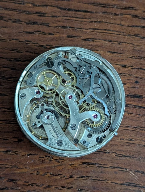 Mouvement Chronographe Suisse RFV Robert Frères Villeret Pour Minerva – Occasion, Pièce Détachée/réparation