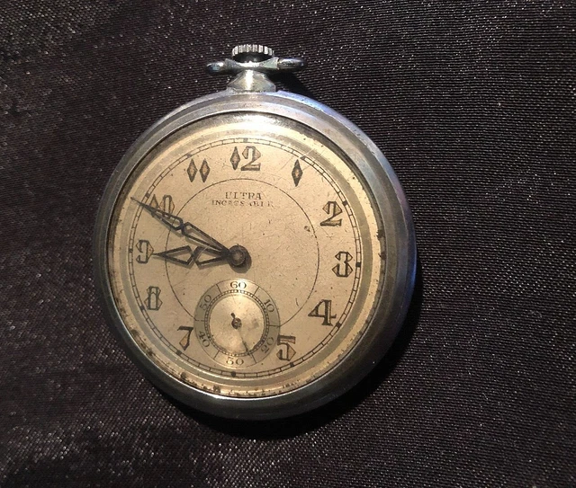 Montre Gousset Ancienne Ultra 41 - Occasion - Pièce Vintage - Sans Marque
