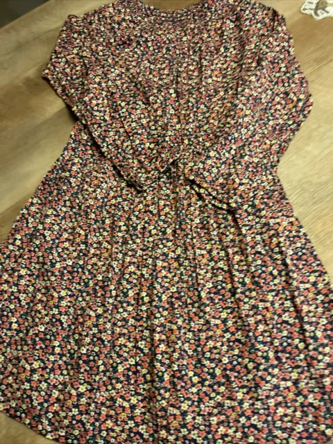 Carter's Long Sleeve Floral Dress Girls Size 10