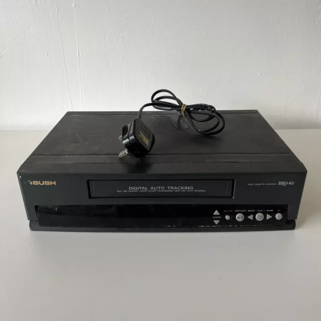 Vintage BUSH VCR803XSL Video Cassette Recorder VHS Digital Track VCR Not Working