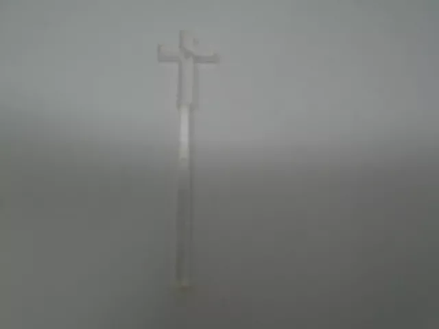 Clear Cross Tree Topper for Ceramic Christmas Tree