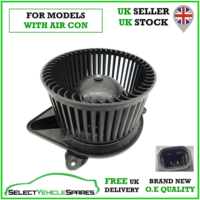 NEW VAUXHALL VIVARO Mk1 Van A/C Heater Blower Fan Motor (With Air Con