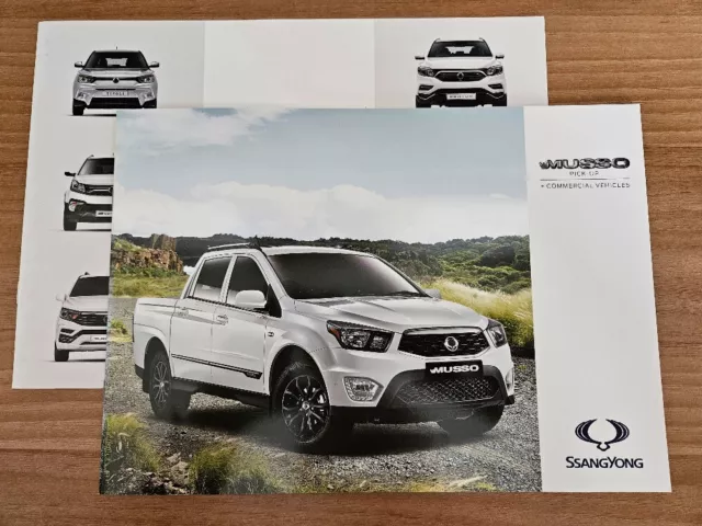 Ssangyong Musso, Korando CSE and Rexton CSE Brochure 2018