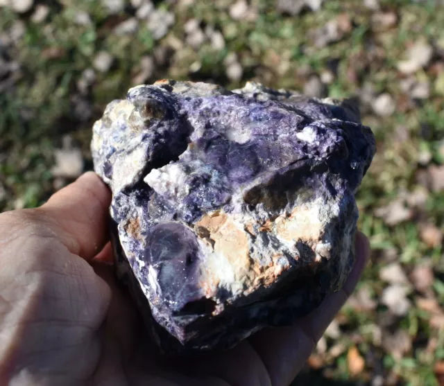 1.60 LB AA TIFFANY STONE ROUGH, BERTRANDITE, OPALIZED FLUORITE  Utah (TY)