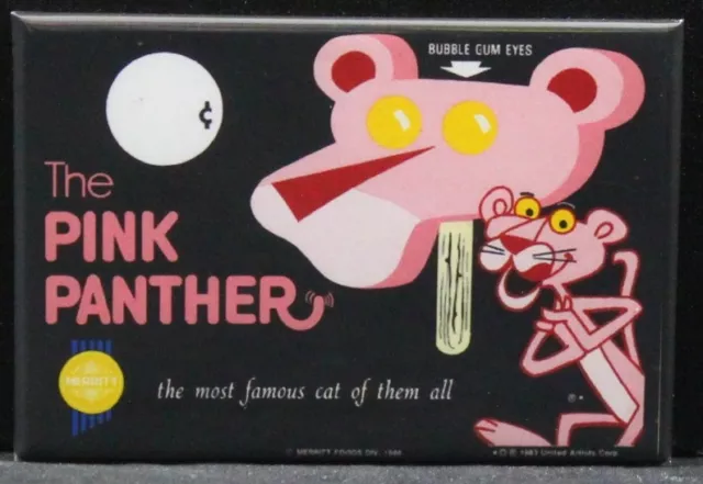 The Pink Panther Ice Cream Bars 2" X 3" Fridge Magnet. Vintage Advertising