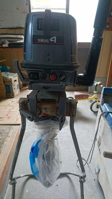 Yamaha sparingly used outboard boat engine 4 hp Good Condition from japan