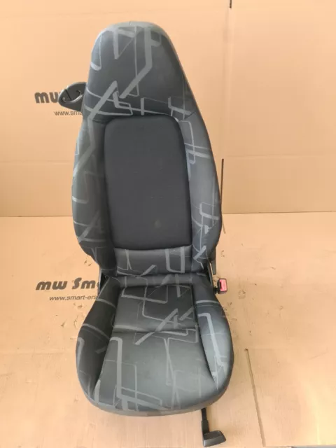 Sitzbezug Rückenlehne Bezug Smart 451 Passion schwarz mit Sitzairbag