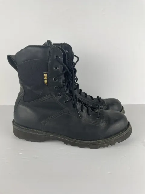 DANNER PURSUIT EXCEL Mens 10.5 Boots Gore-Tex Black Leather Military ...