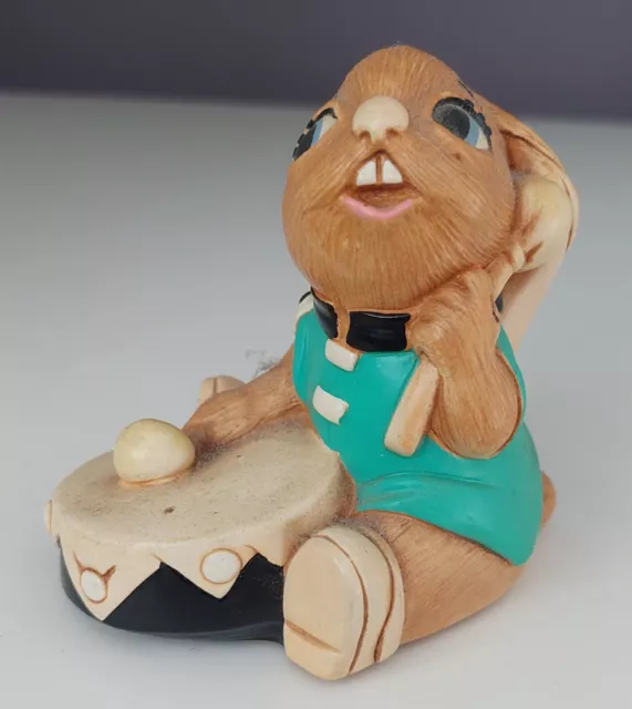 Pendelfin "Bongo" (Turquoise) Stoneware Rabbit Figurine/Ornament - Unboxed (1/2)