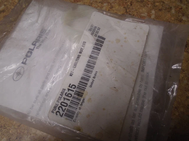 Polaris 2201615 OEM NOS Limiting Nut Kit Limiter Nuts Primary EBS Drive Clutch